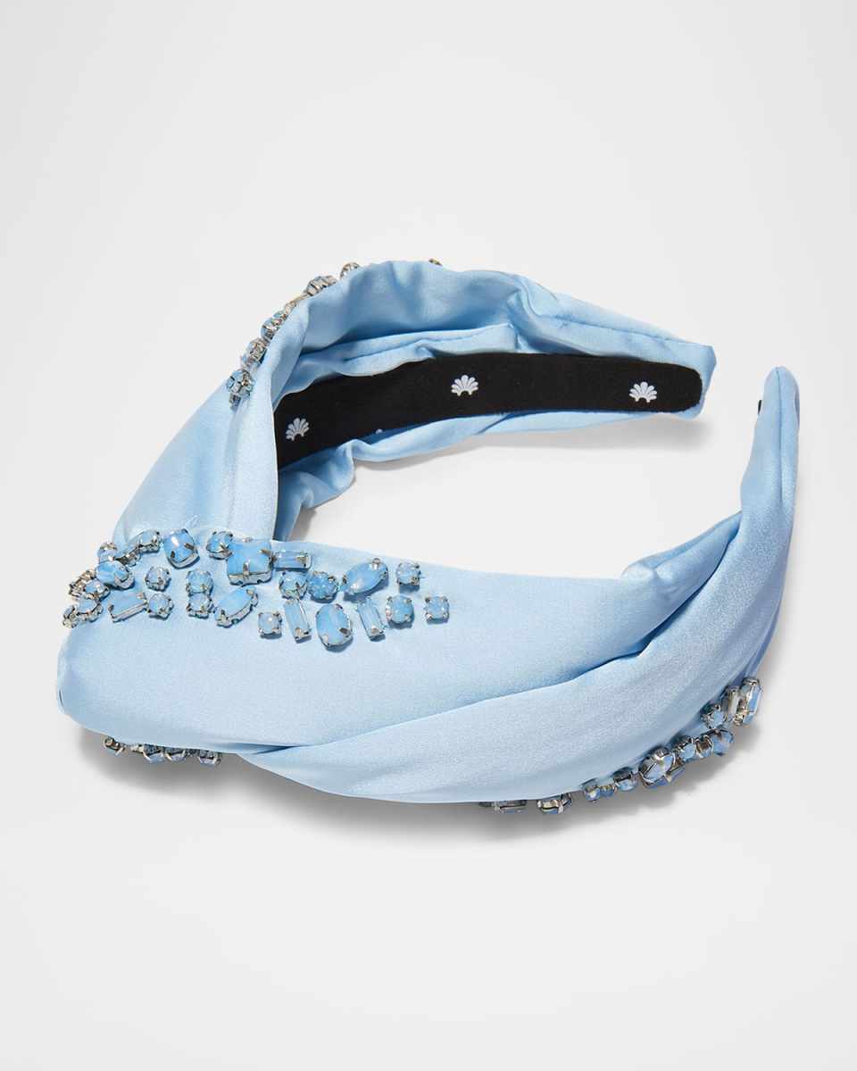 Marlene March Aquamarine Jeweled Birthstone Headband